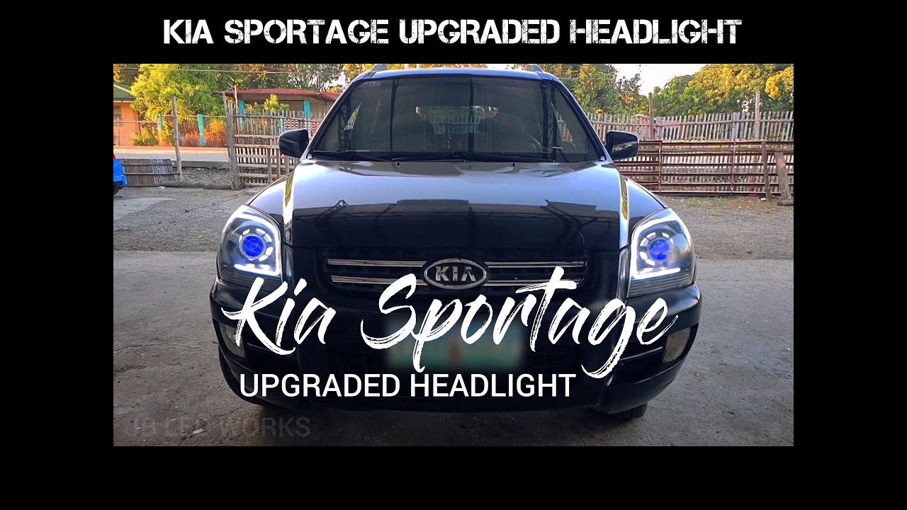 Kia Sportage Upgraded Headlights | Sportage 2008 Retrofitted Headlights