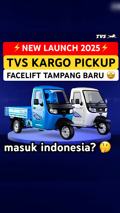 KEREN! BAJAY TVS KING KARGO TERBARU 2025 #tvsking #tvs #bajaj #bajay pickup listrik tvs kargo hd ev