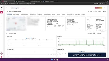 ControlUp DEX for IT Support - Basic Troubleshooting from DEX Interface