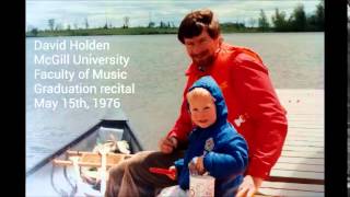 David's Recital 1976