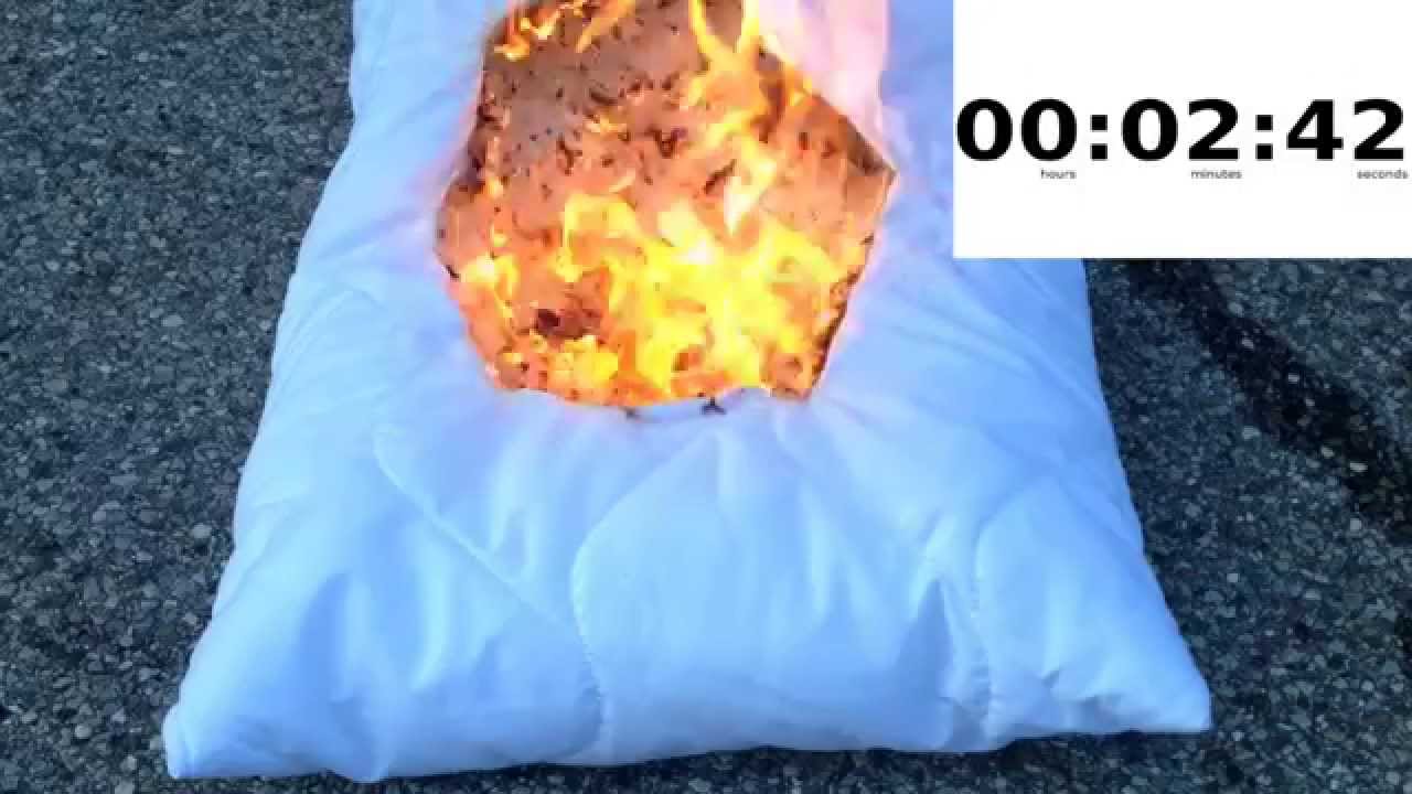 Xsmoke Xperiments 3 Pillow on fire YouTube