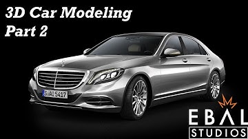 3D Car Polygon Modeling Timelapse Part2