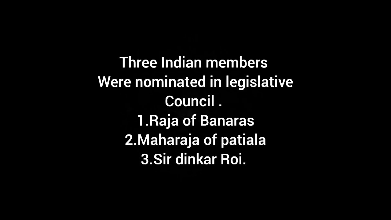 Indian Council Act 1861 