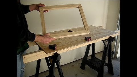 How to make a simple picture frame - Part 1: Construction