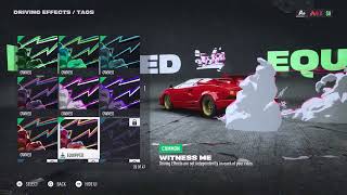 Throwing up tags achievement in Need for Speed Unbound