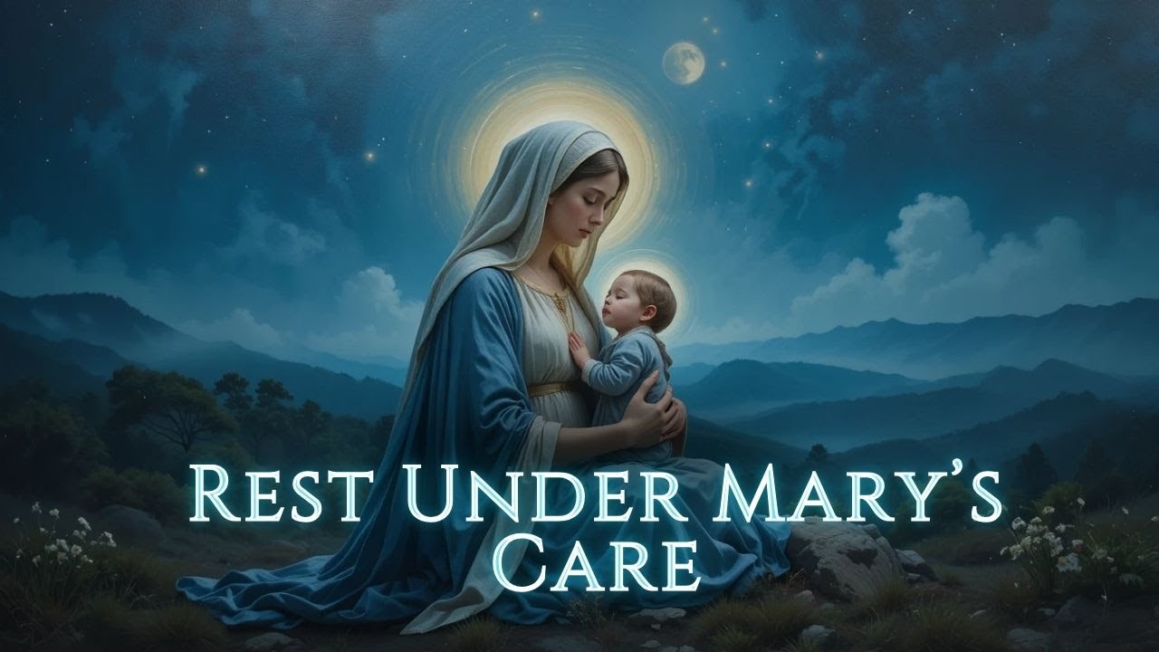 Safe in Mary’s Love Tonight | Marian Night Prayer Music for Peaceful Sleep