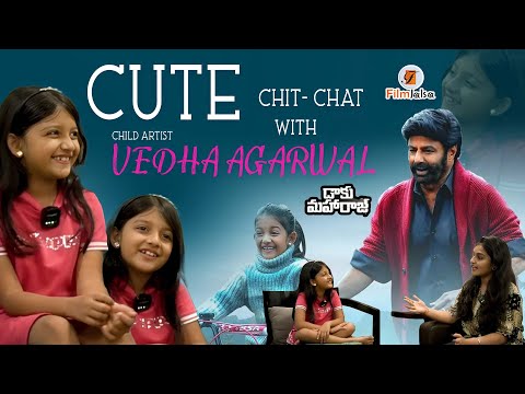 Daaku Maharaaj Child Artist Veda Agarwal Interview | Balakrishna | Anchor shraddha| #filmjalsa