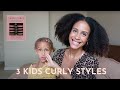 3 Simple Curly Hair Kids Hairstyles On Frizzy Hair Type 3 Curly