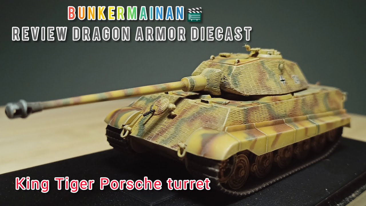 DRAGON ARMOR 60106 KING TIGER Porsche 1/72 sPzAbt.501 Normandt