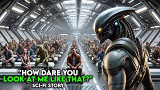 The Predator Searched for Prey in the Crowd —  But Froze When the Human Stared Back | HFY