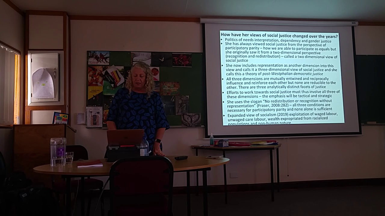 Prof Vivienne Bozalek - Nancy Fraser & Social Justice (Part 1)