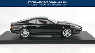 Aston Martin DB7 1993-1999 Bowland Black | Cult Scale 1:18 Resin Model