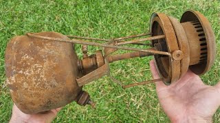 Restoration of an Old Rusty Lantern  Barn Find