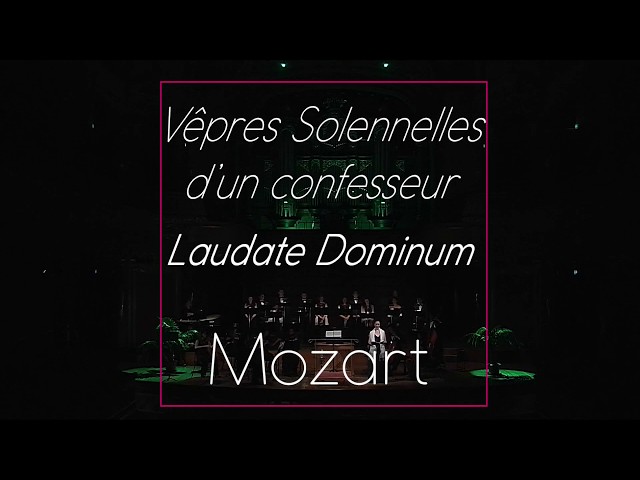 Mozart - Vêpres solennelles d'un confesseur:Laudate dominum : E.Moser / Ch & Orch Radio Bavaroise / E.Jochum