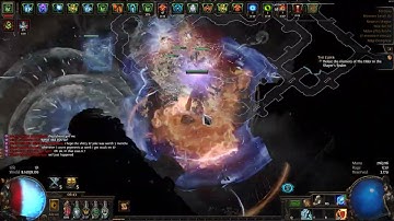 POE Kinetic Blast Of Clustering Necromancer T17 Fortress Scarab Farming (3.27 Keepers League)