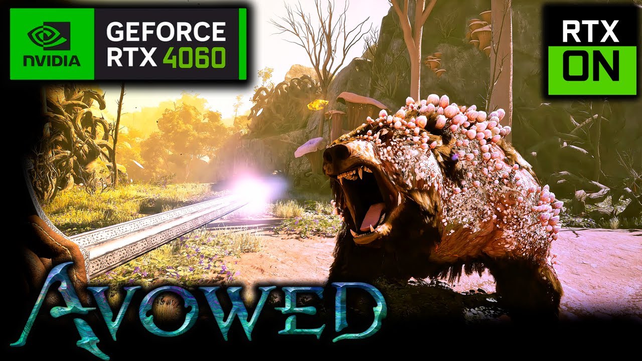 Avowed RTX 4060 Test | FPS & Frame Gen | 1080p, 1440p, RT On