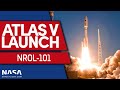 Atlas V's First Launch with GEM-63 Solid Rocket Boosters (NROL-101)