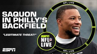 Saquon Barkley will be a LEGITIMATE THREAT in the Eagles' backfield | NFL Live