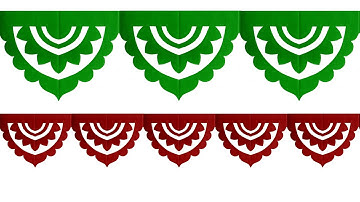 Paper cutting| Bulletin board ideas | border design| Paper chain cutting | Notice board decoration