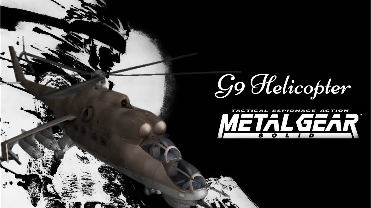 METAL GEAR SOLID - G9 Helicopter Boss Fight - YouTube