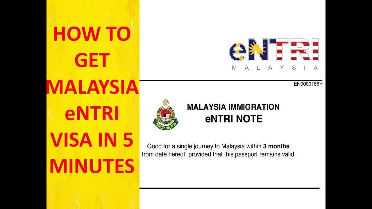 Malaysia Entri Visa Immigration Process For Indians Full Guide