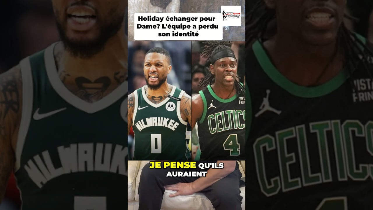 Jrue Holiday aurait dû rester! Lews Bucks ont perdu leur identité défensive ! #shorts