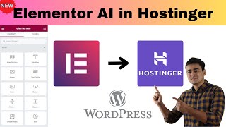 Create WordPress Website in 1 Click with Elementor AI in Hostinger AI Website Builder