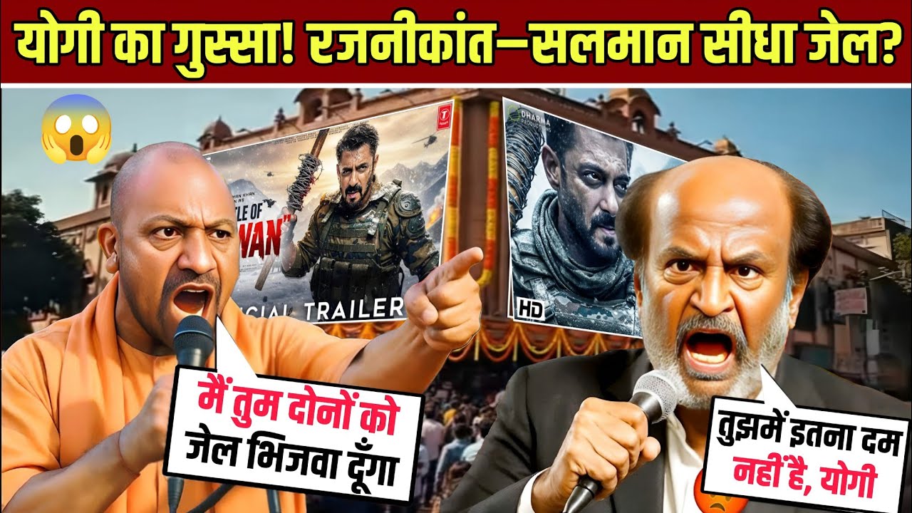 Politics vs Cinema: Yogi, Rajinikanth & Salman Khan Clash! 🔥 | Battle of Galwan Movie Controversy 