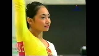 1998 Zurich Gymnastics World Cup Event Finals  Liu Xuan (CHN) BB (Argentina TV)