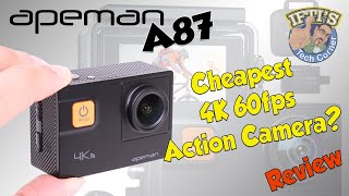 Apeman A87 Action Camera - Best Budget 4K60 Action Cam? : REVIEW