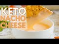 EASY Keto Nacho Cheese Queso with REAL CHEESE | ONLY 0.1g carbs per serving!!!