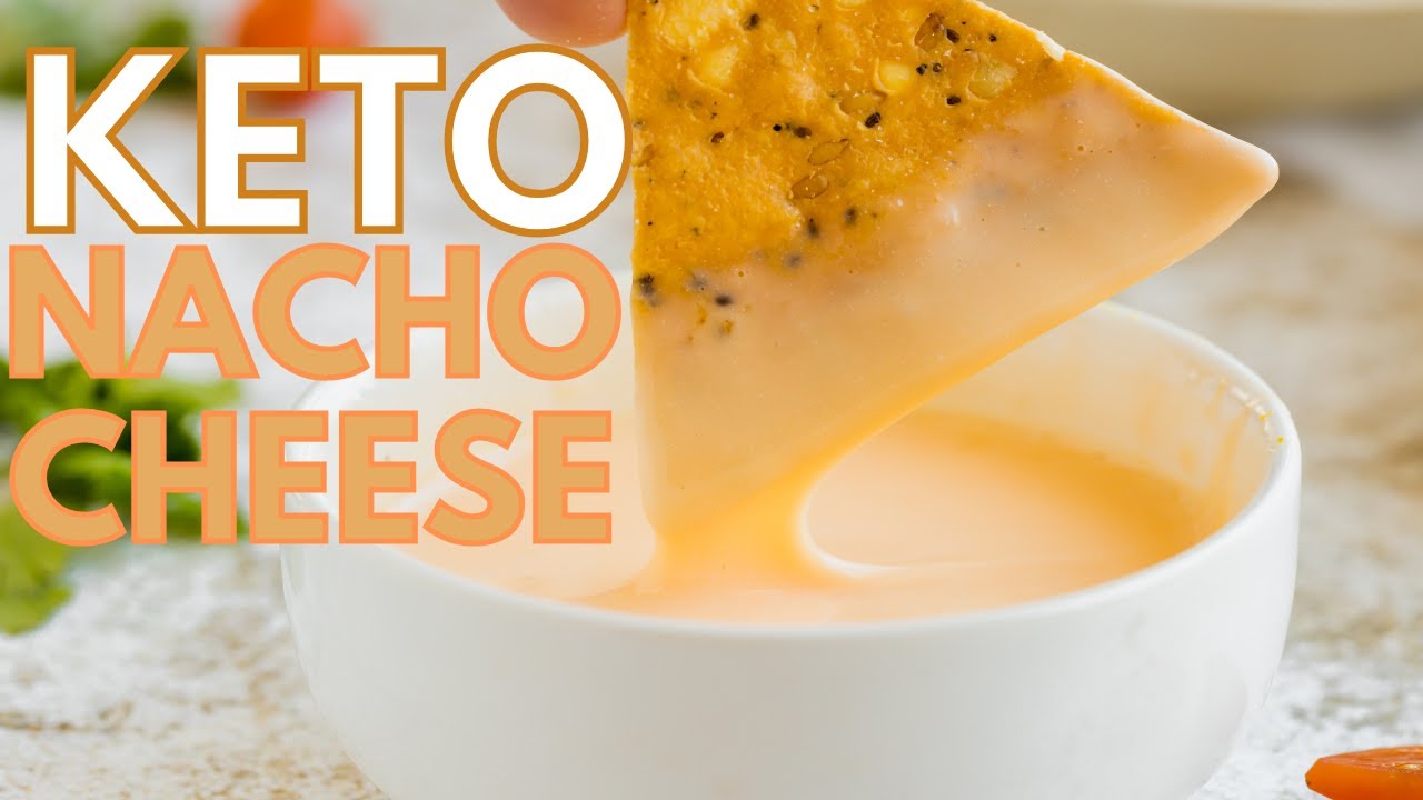 EASY Keto Nacho Cheese Queso with REAL CHEESE ONLY 0.1g carbs per serving!!! YouTube