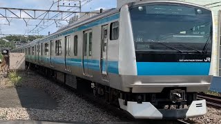 JR根岸線本郷台駅の電車。(1)