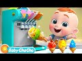 Time to make yummy ice cream  colorful ice cream song  baby chacha nursery rhymes  kids songs