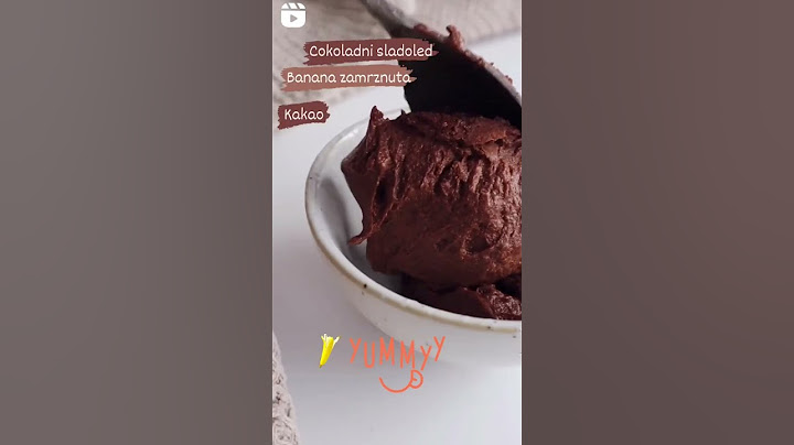 # Cokoladni sladoled #Samo 2 sastojka # Banana # Cacao # Bez secera # Yummy 😍