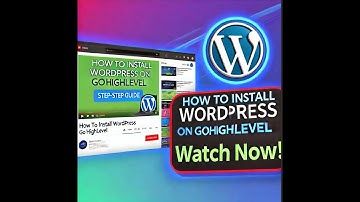 How To Install Wordpress On GoHighLevel Tutorial - Wordpress on GHL