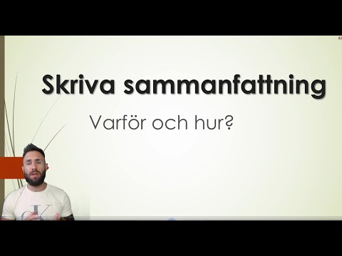 Video: Varför Sammanfatta året: 5 Goda Skäl