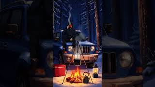 Snowy Nights &amp; Silent Thoughts ❄️🔥🚙 | Anime LoFi Vibes