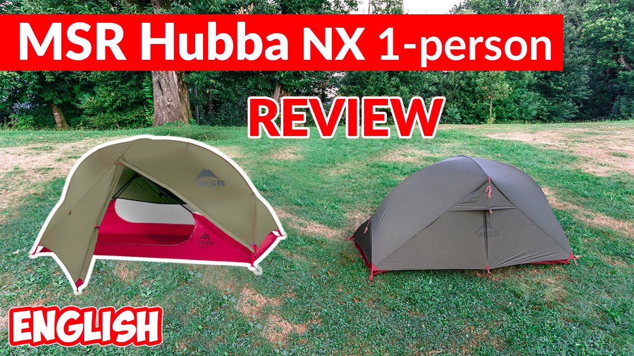 Msr Hubba Nx 1 Person Tent Review Youtube