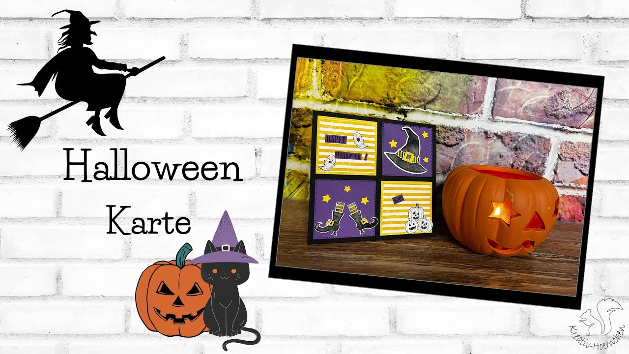 Halloween Karte - Stampin´ Up! - YouTube