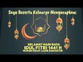 STORY WA TERBARU UCAPAN SELAMAT HARI RAYA IDUL FITRI 1441H-2020