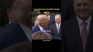 Trump Calls Sundar Pichai(CEO of Google) a Monster