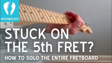 Stuck in the minor pentatonic scale? How to solo all over the fretboard - INTERMEDIATE guitar lesson