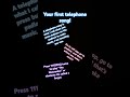 Like and subscribe for more telephone songs!