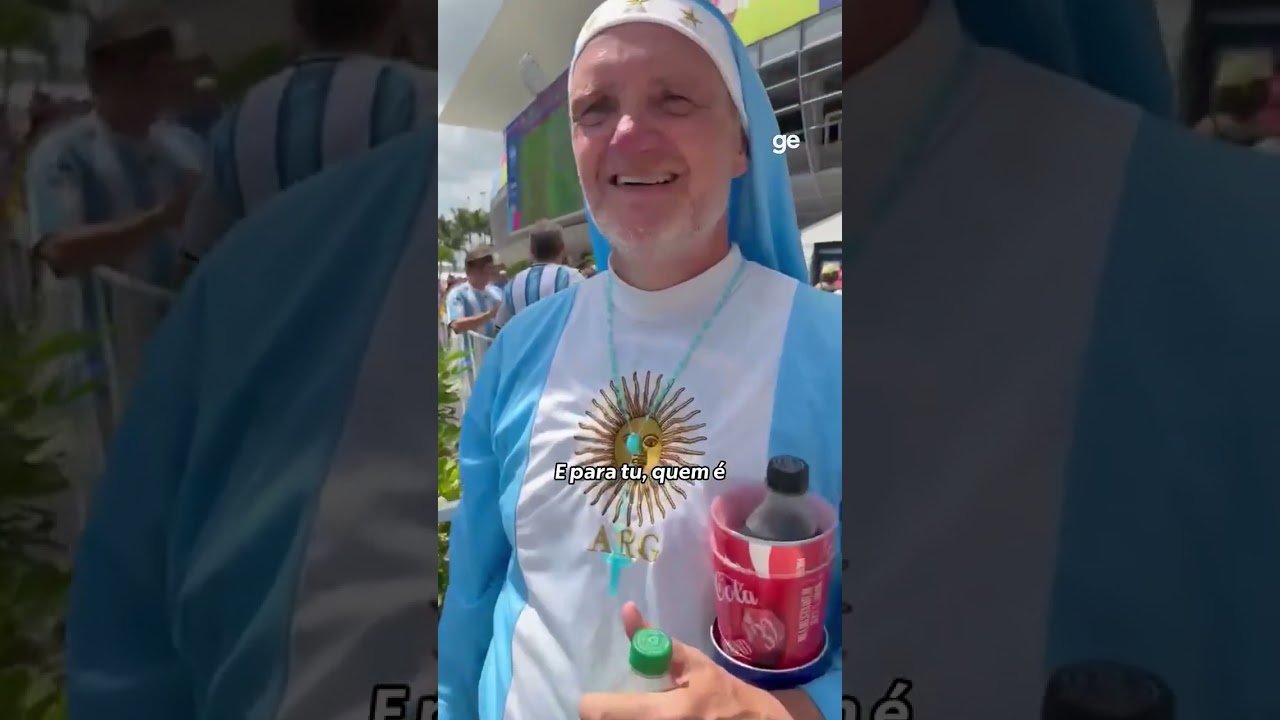 OS ARGENTINOS SÃO FANÁTICOS POR MESSI E MARADONA | #shorts | ge.globo