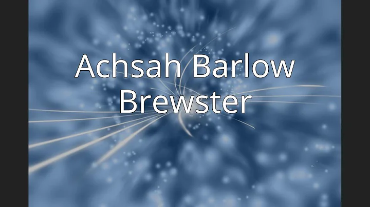 Achsah Barlow Brewster