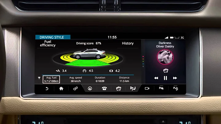 Jaguar XF 2017 | InControl Touch Pro Eco Data