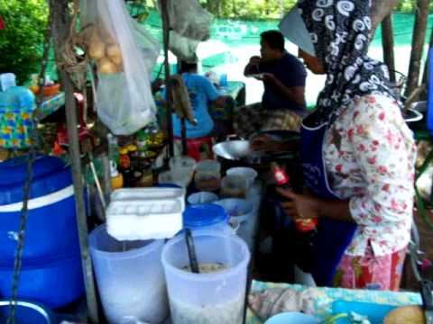 Thai Street Food in Ao Nang, Krabi, Thailand. Wok In A Box eat your heart out.