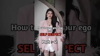 “Self-respect speaks softly, ego shouts. 🖤”#viral#motivation #ytshorts