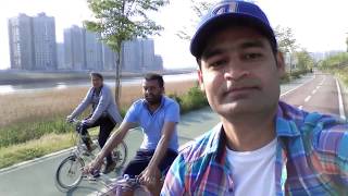 Ansan City Cycling Track Fun Sunny Day